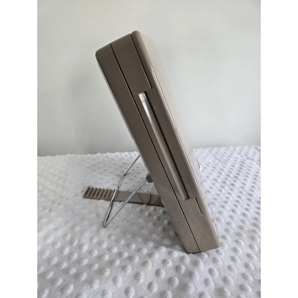 Vintage Vidal Sassoon Vanity Mirror Lighted 4-Way Makeup Magnifying Taupe Works